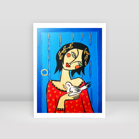Blue door - Art Print