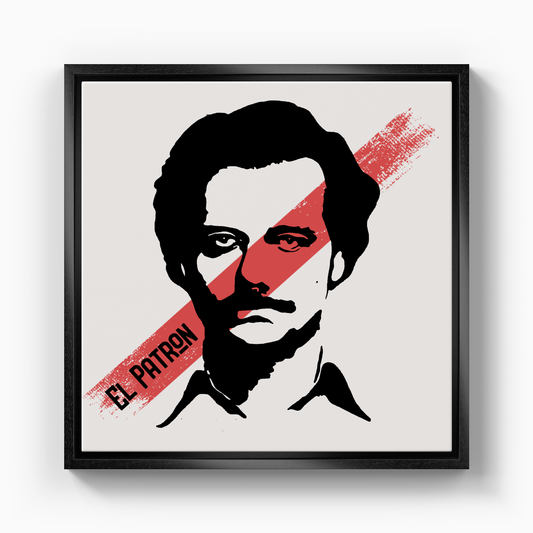 El Patron pablo escobar - Canvas Print