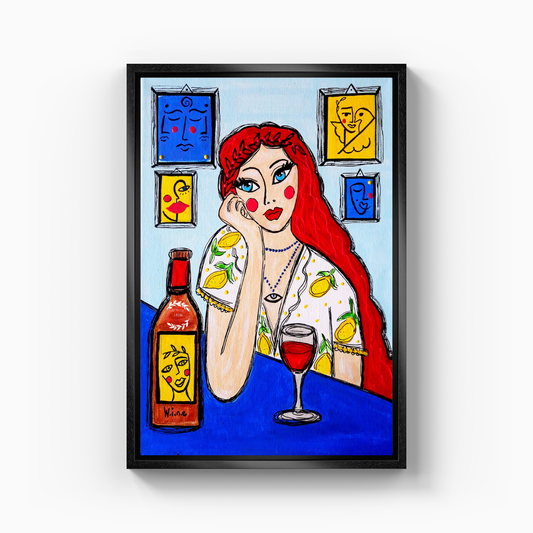 Wine lover - Canvas Print