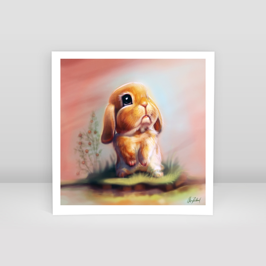 Küçük tavşan - Art Print