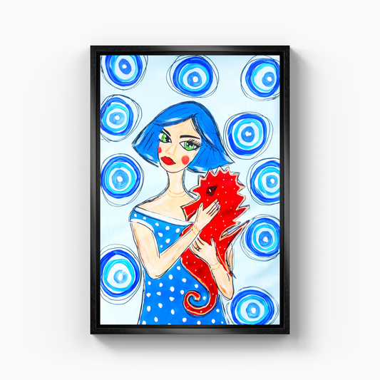 Seahorse - Canvas Print