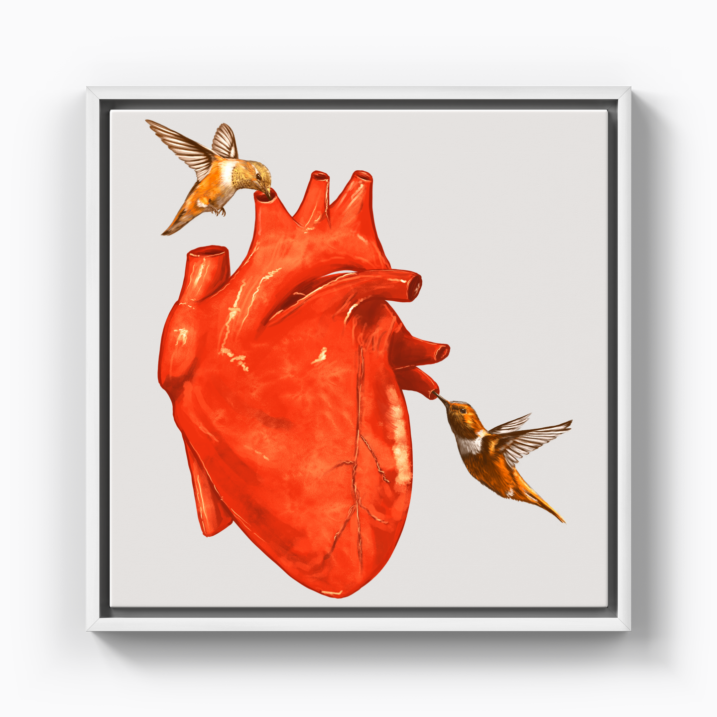 Bir kalp iki hayat - Kanvas Tablo