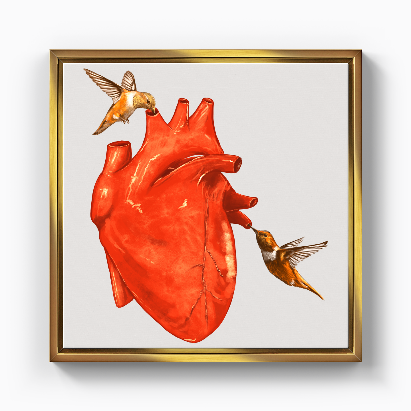 Bir kalp iki hayat - Kanvas Tablo