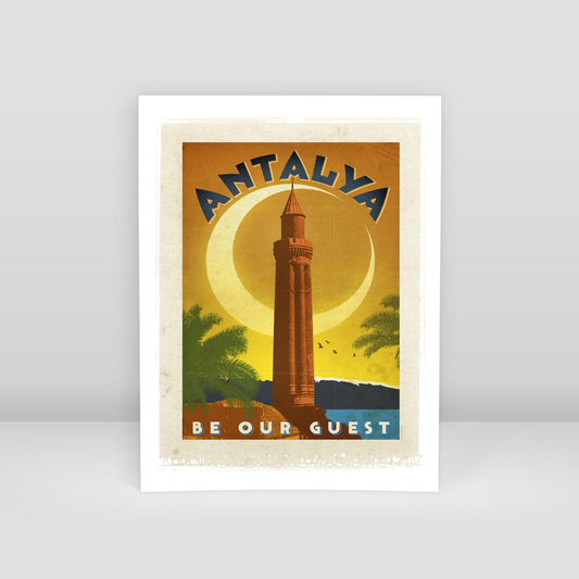 Antalya Yivli Minaret - Art Print