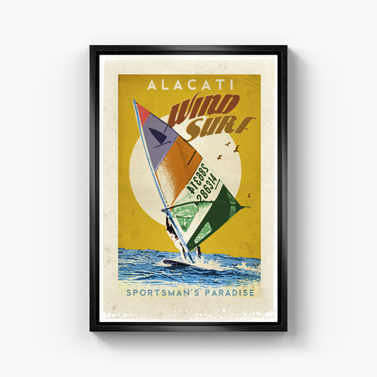 Çeşme Alaçatı Wind Surf - Canvas Print