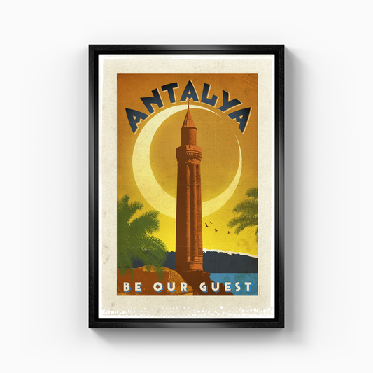 Antalya Yivli Minare - Kanvas Tablo