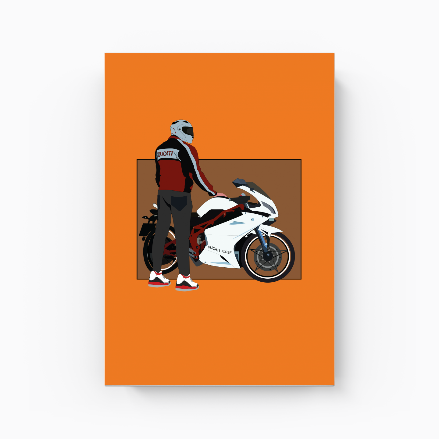 Motosiklet 2 - Kanvas Tablo