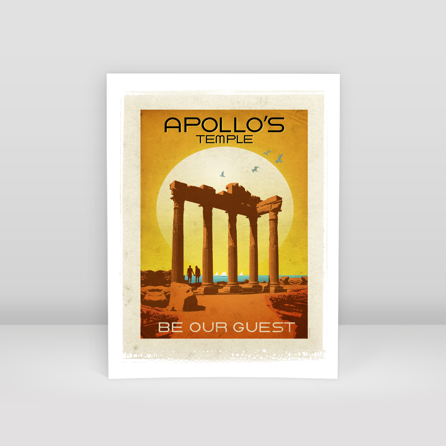 Apollon Tapınağı - Art Print