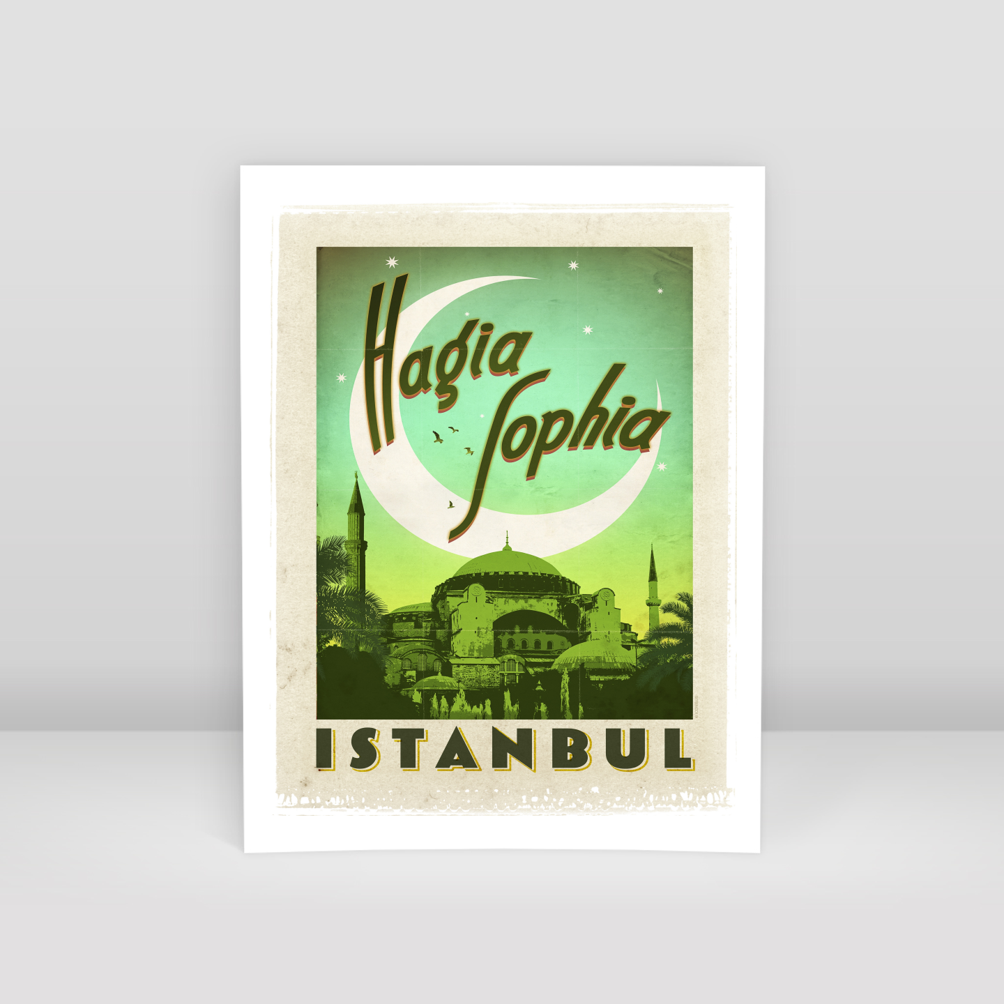 İstanbul Aya Sofya - Art Print