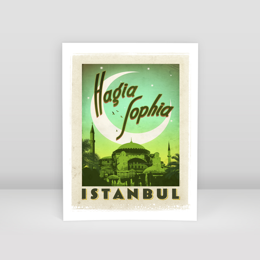 İstanbul Aya Sofya - Art Print