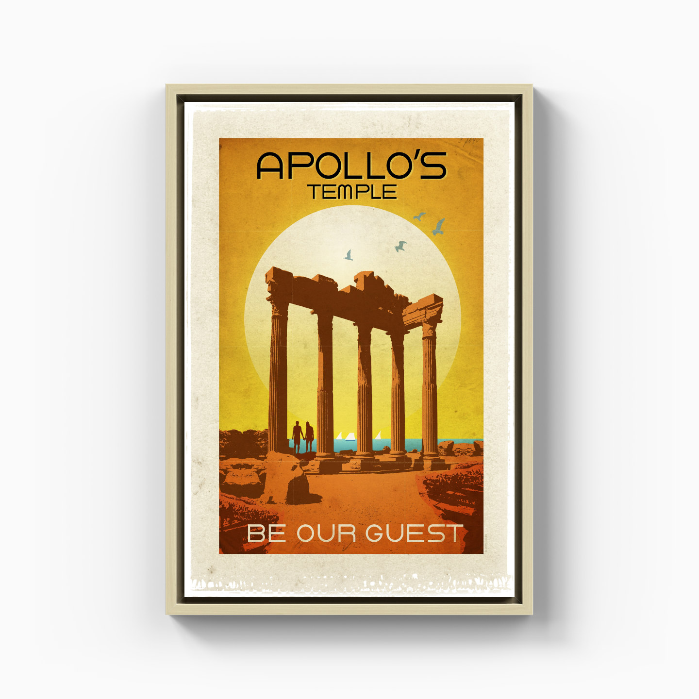 Apollon Tapınağı - Kanvas Tablo