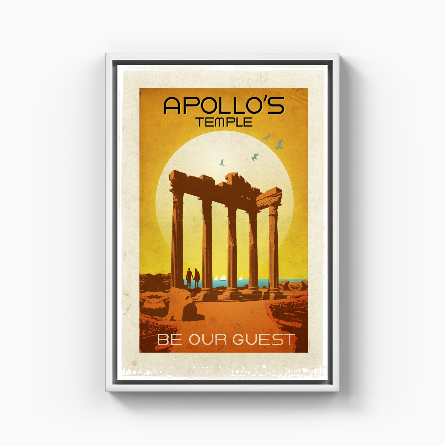Apollon Tapınağı - Kanvas Tablo