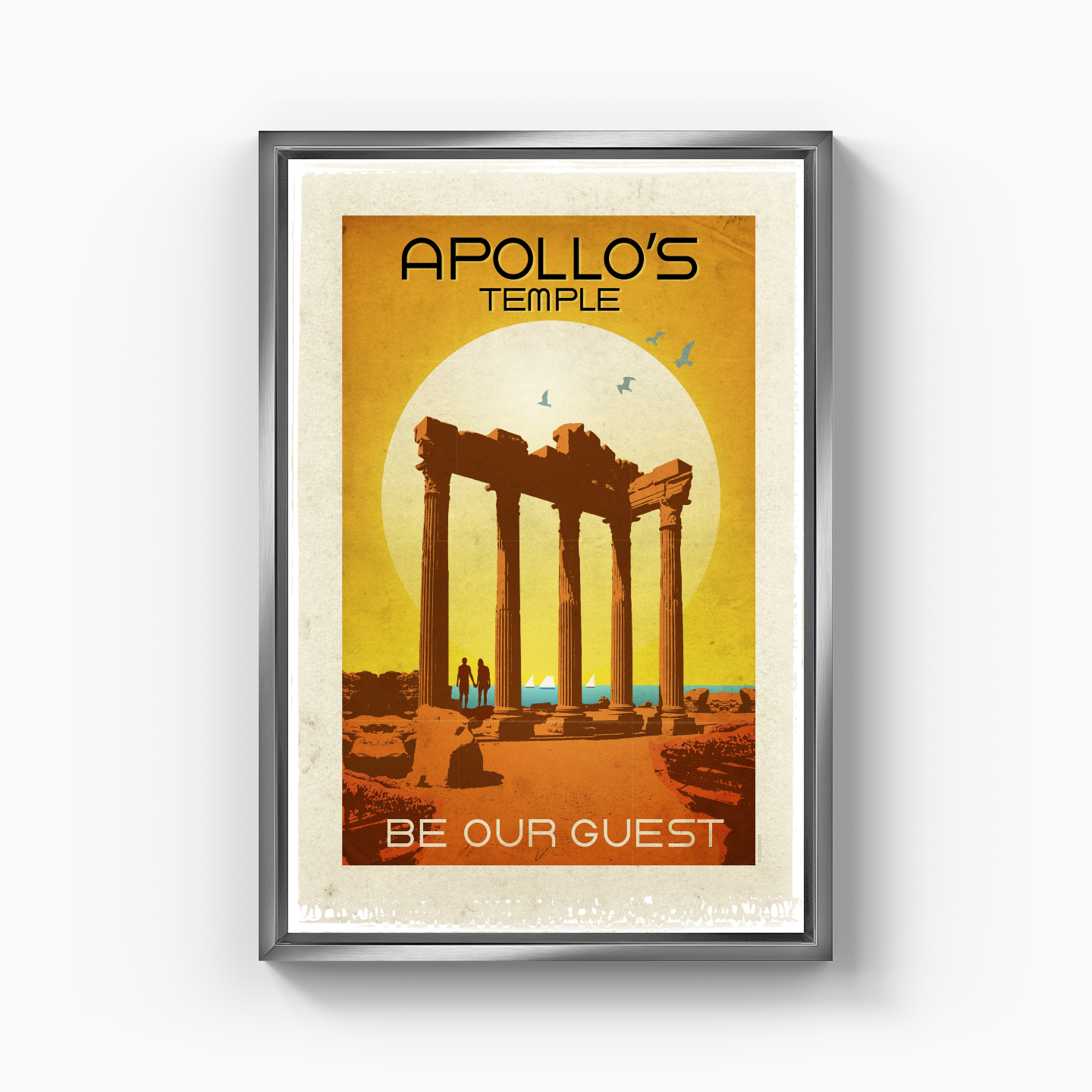 Apollon Tapınağı - Kanvas Tablo
