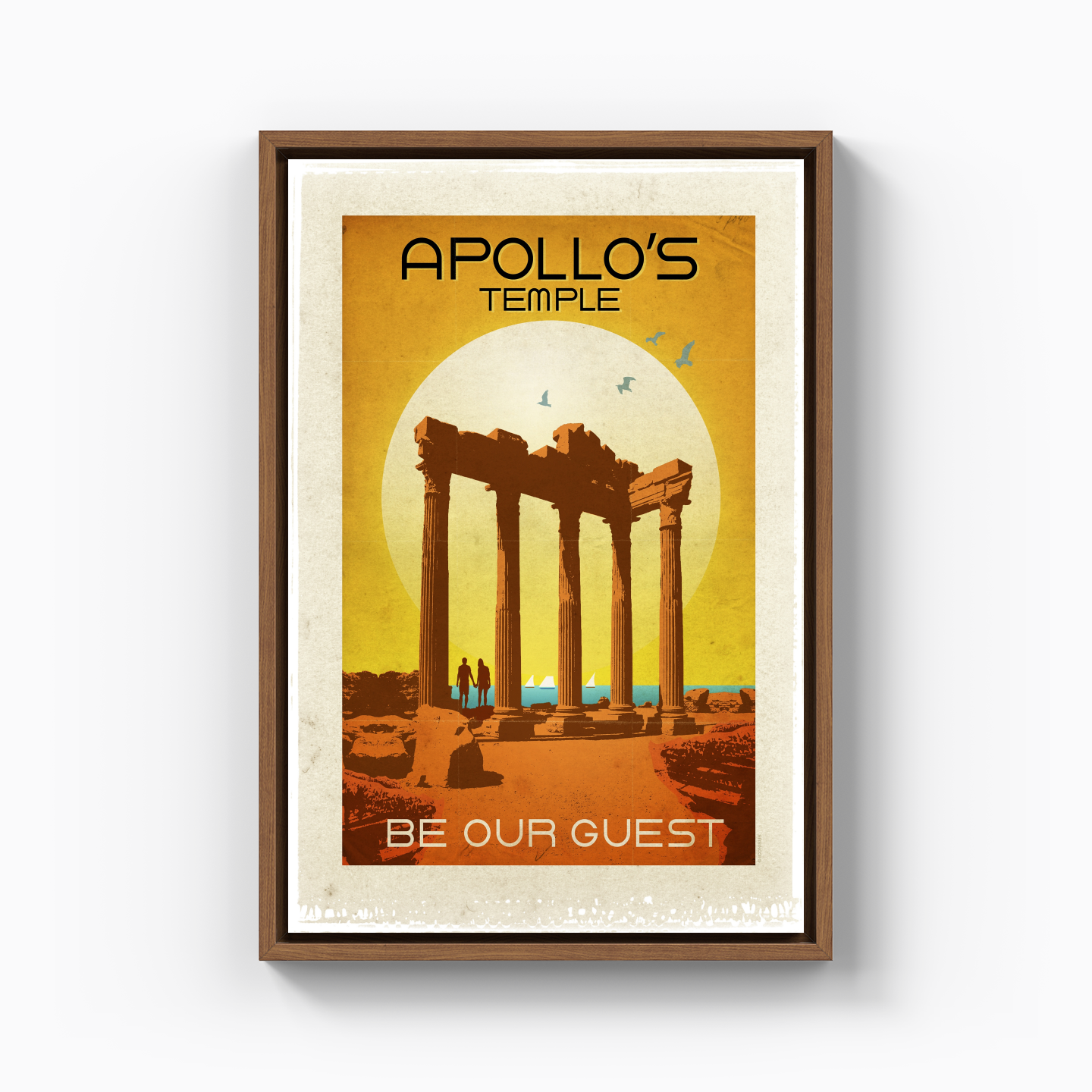 Apollon Tapınağı - Kanvas Tablo
