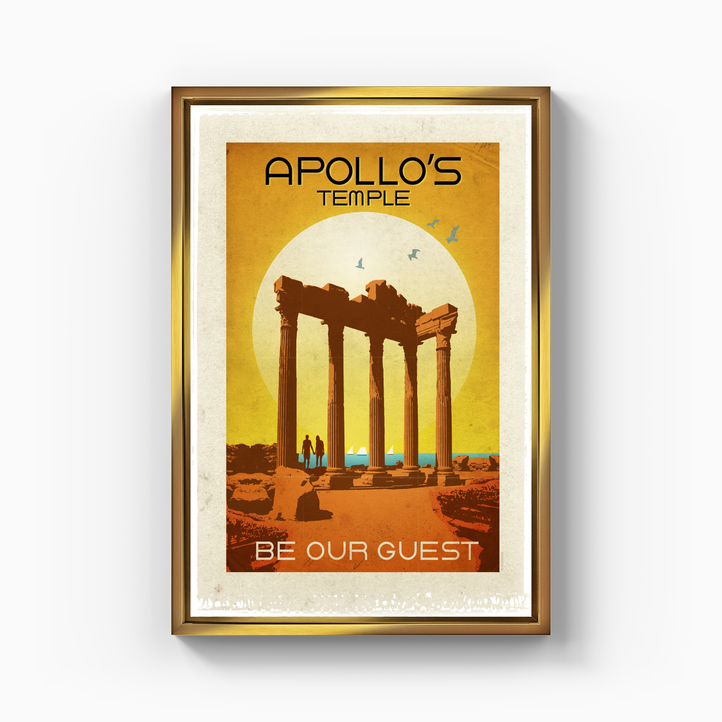 Apollon Tapınağı - Kanvas Tablo
