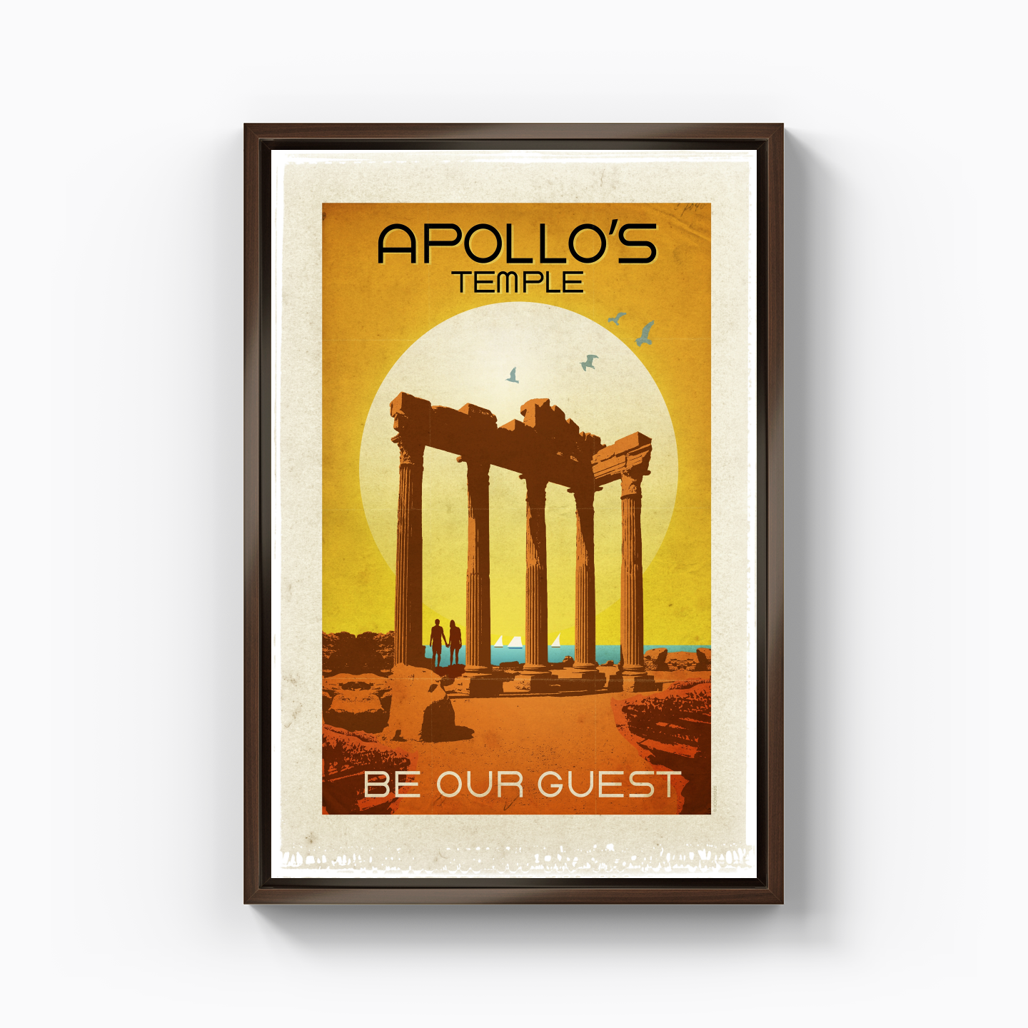 Apollon Tapınağı - Kanvas Tablo