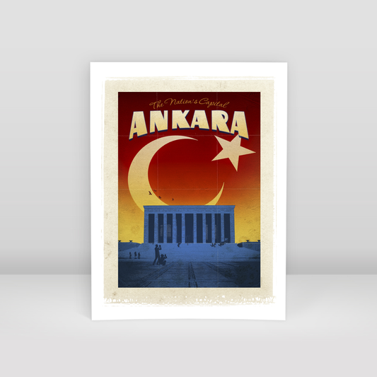 Ankara Anıt Kabir - Art Print