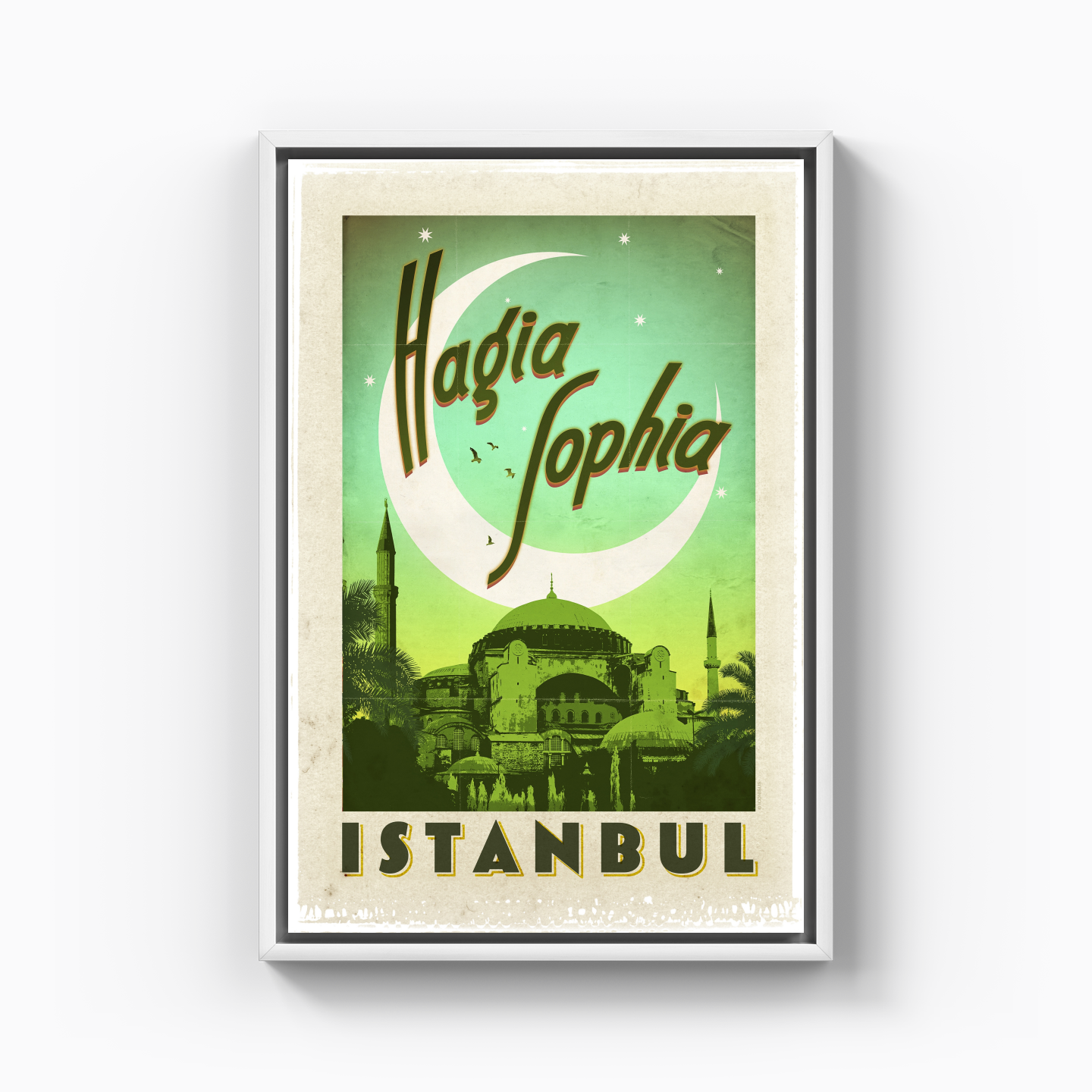 İstanbul Aya Sofya - Kanvas Tablo