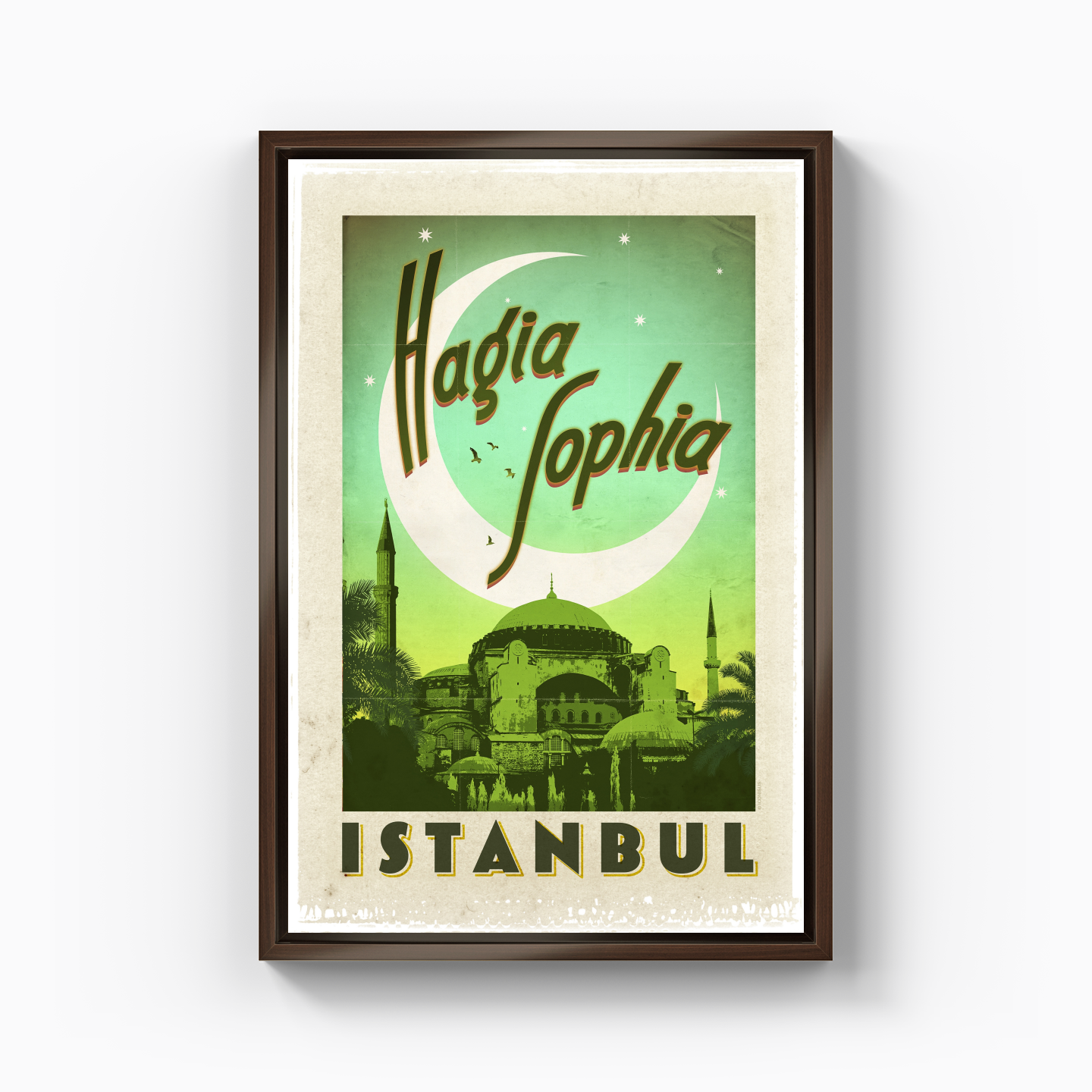 İstanbul Aya Sofya - Kanvas Tablo