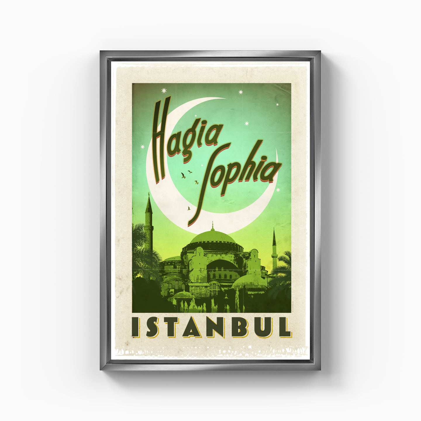 İstanbul Aya Sofya - Kanvas Tablo