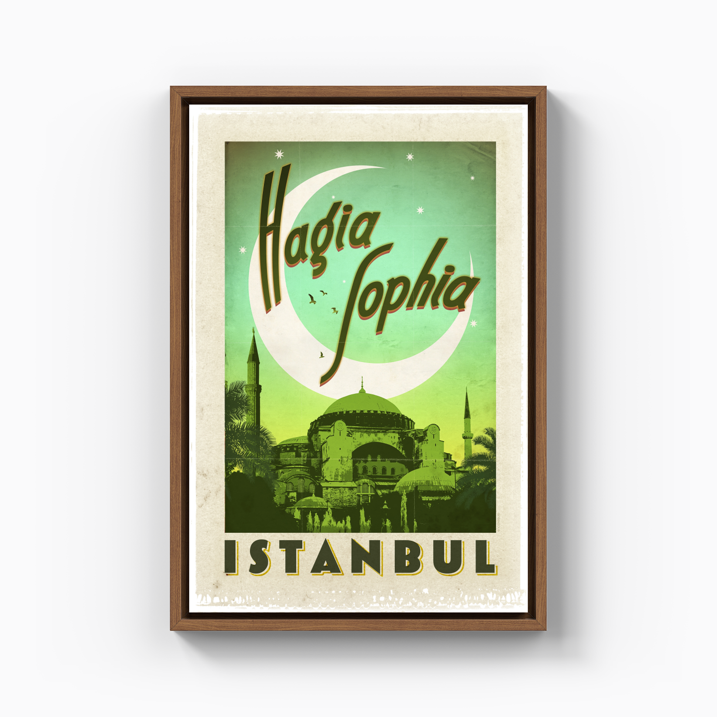 İstanbul Aya Sofya - Kanvas Tablo