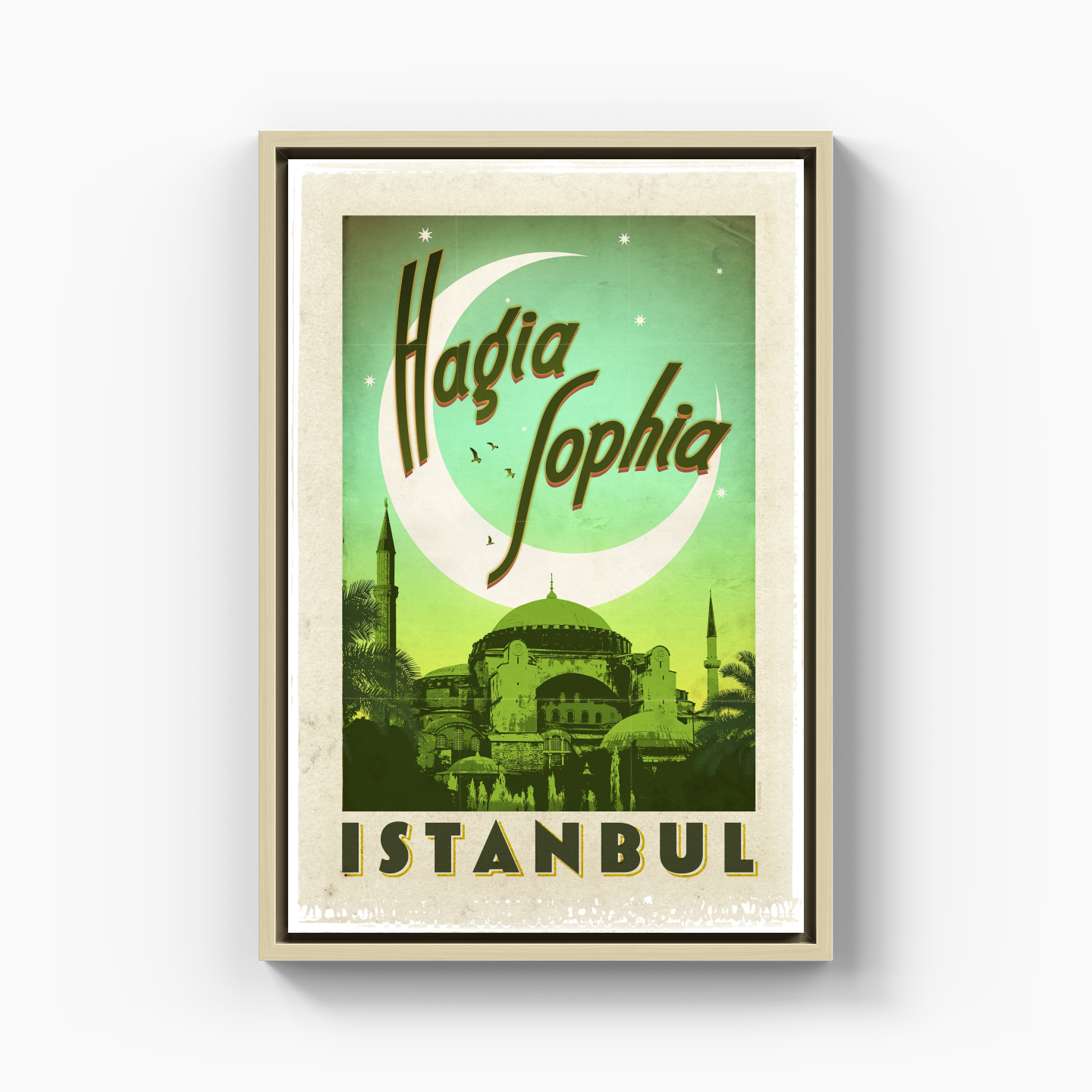 İstanbul Aya Sofya - Kanvas Tablo