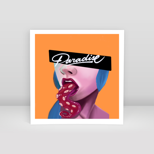 Paradise tongue - Art Print