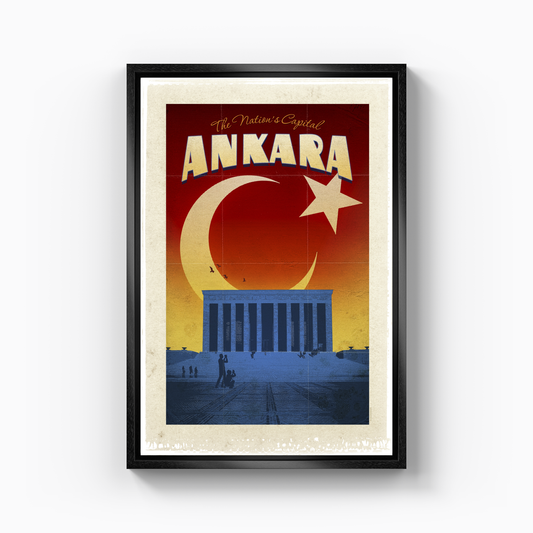 Ankara Mausoleum - Canvas Print