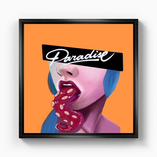 Paradise tongue - Canvas Print