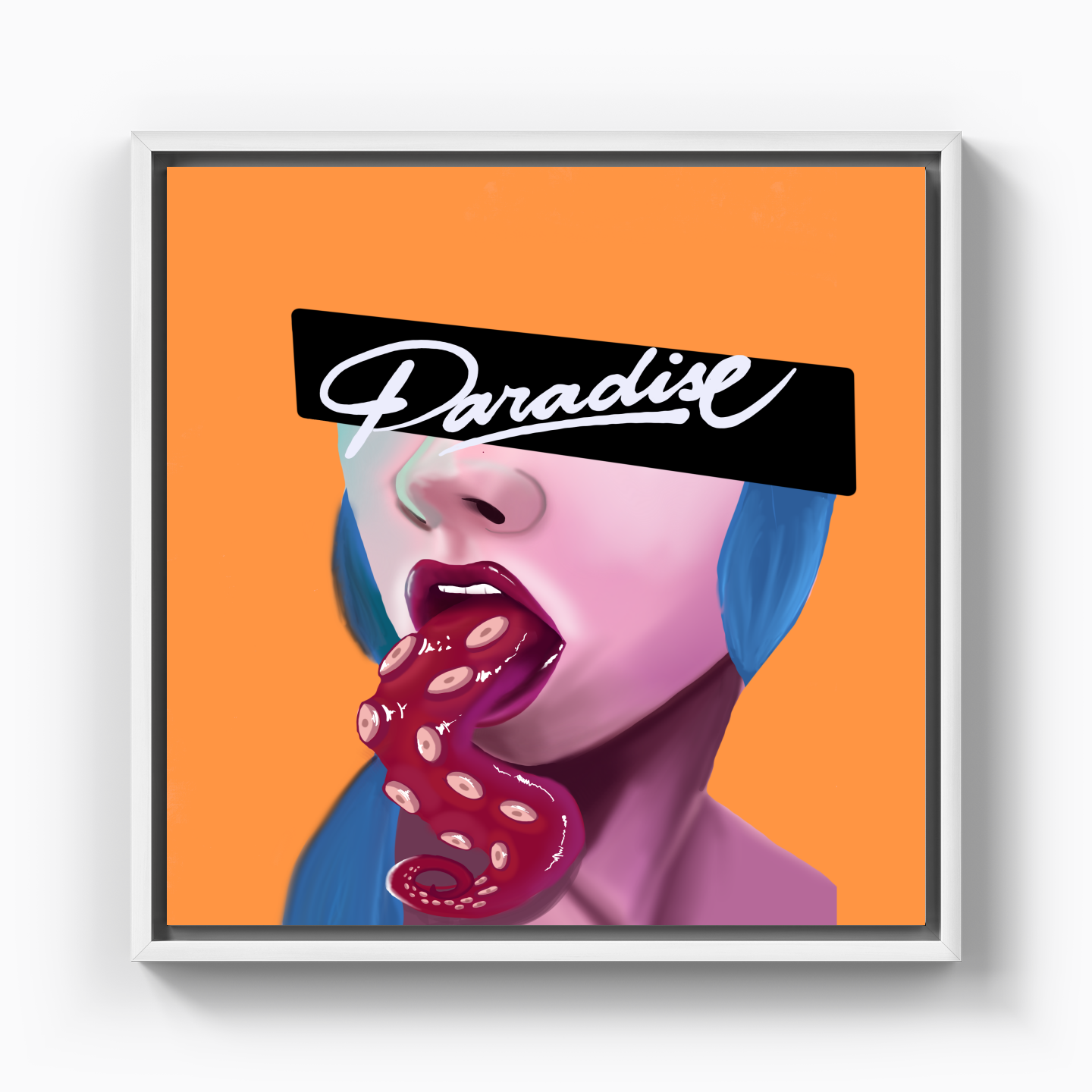 Paradise tongue  - Kanvas Tablo