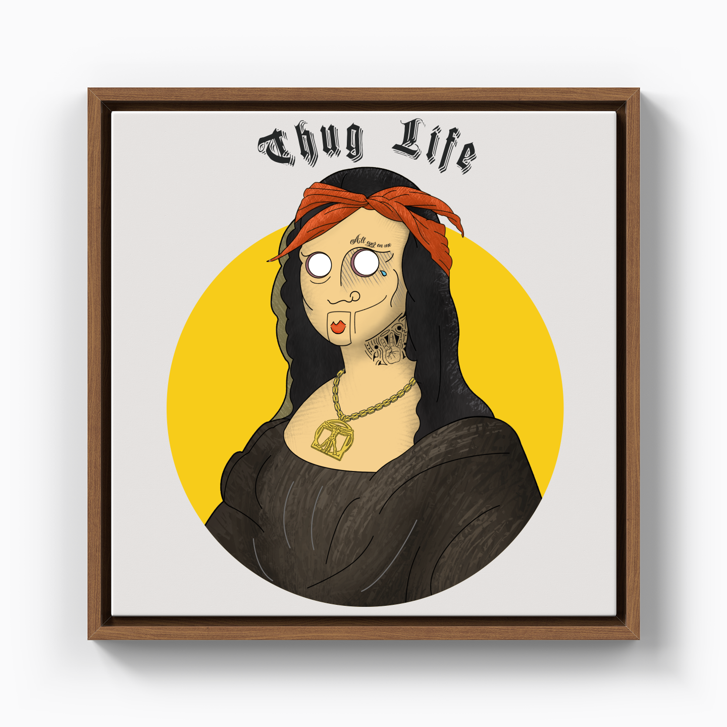 Mona Lisa Shakur - Kanvas Tablo