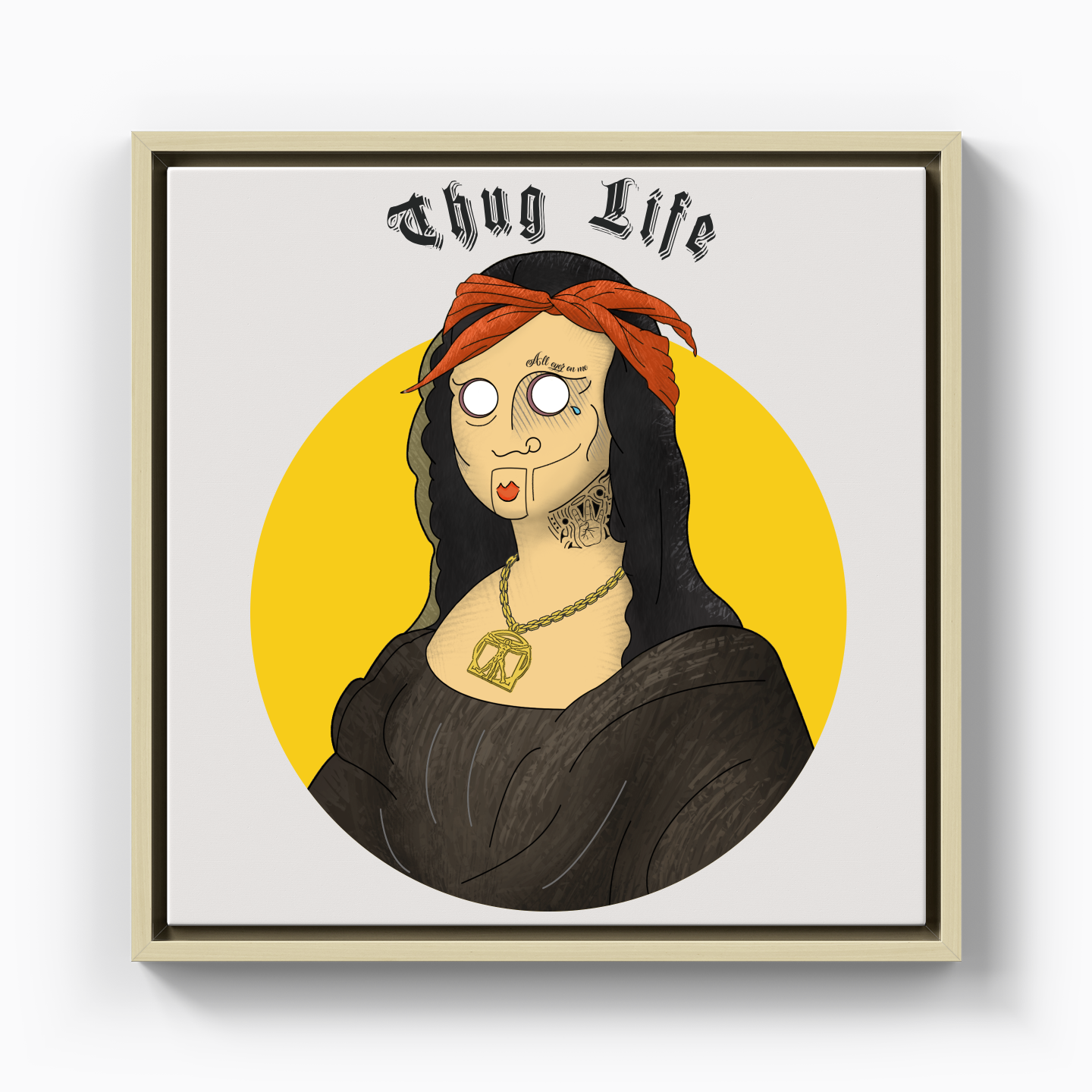 Mona Lisa Shakur - Canvas Print