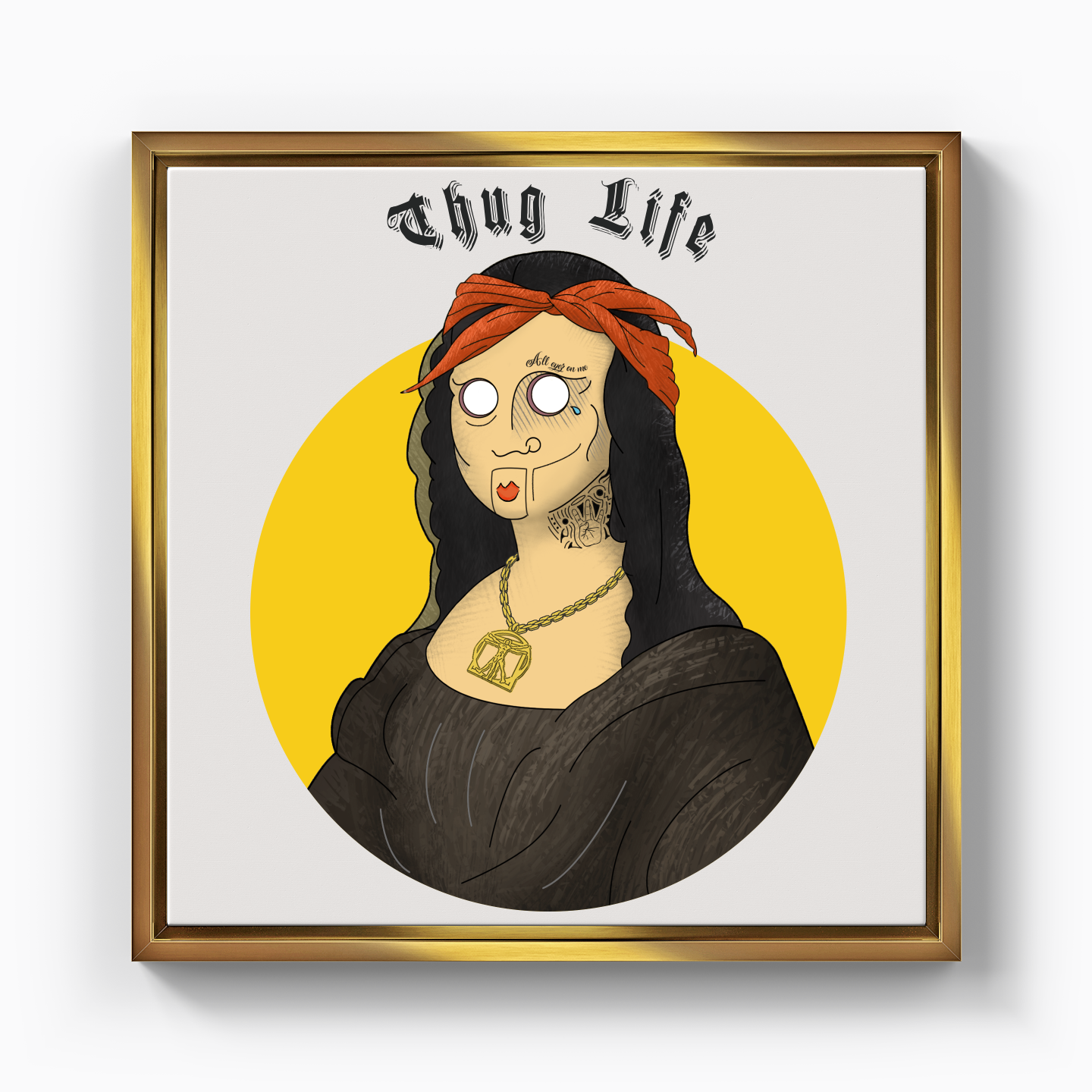 Mona Lisa Shakur - Kanvas Tablo