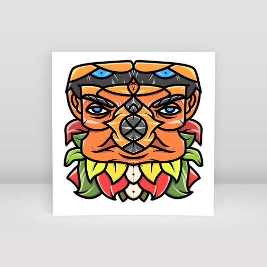 Man in gold - Art Print