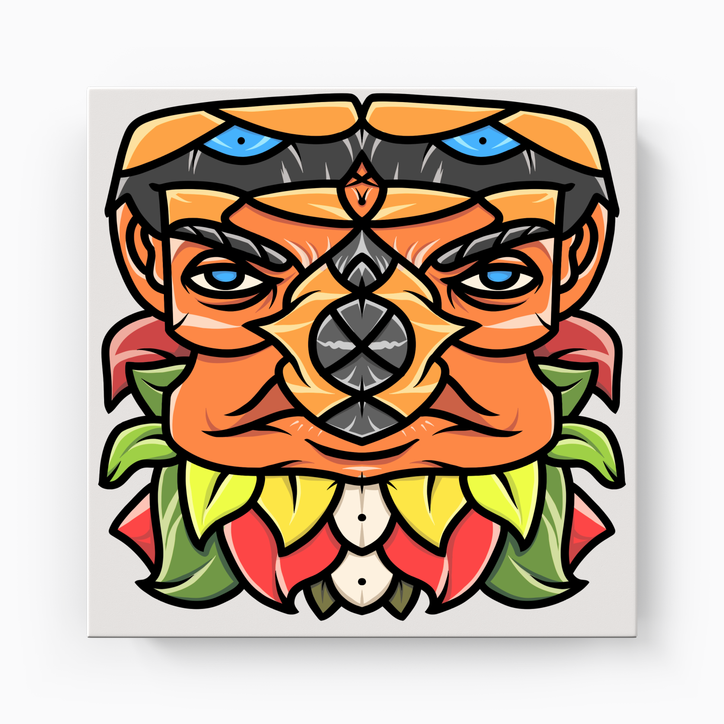 Man in gold - Kanvas Tablo