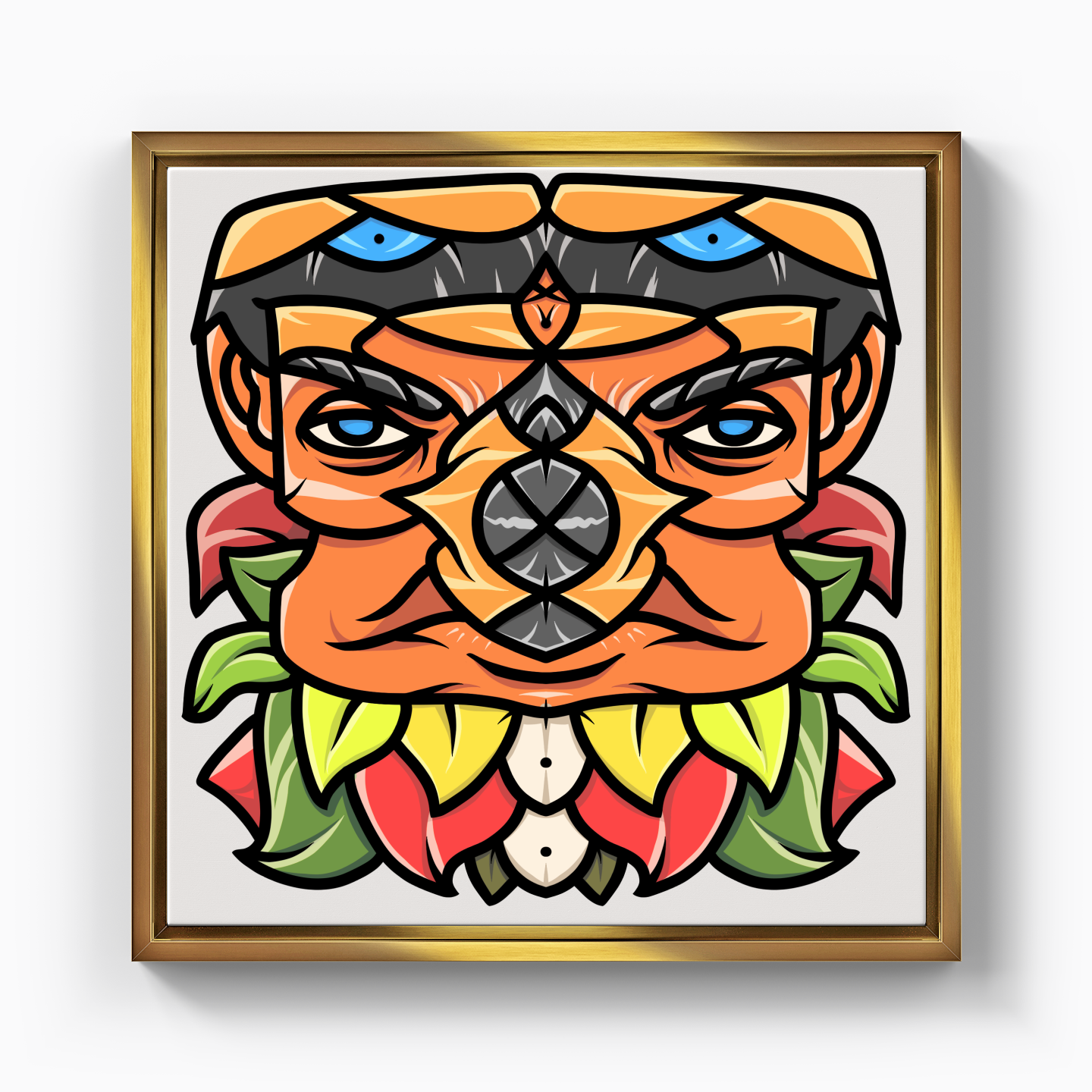 Man in gold - Kanvas Tablo