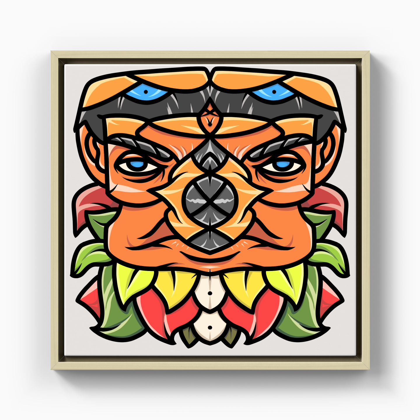 Man in gold - Kanvas Tablo