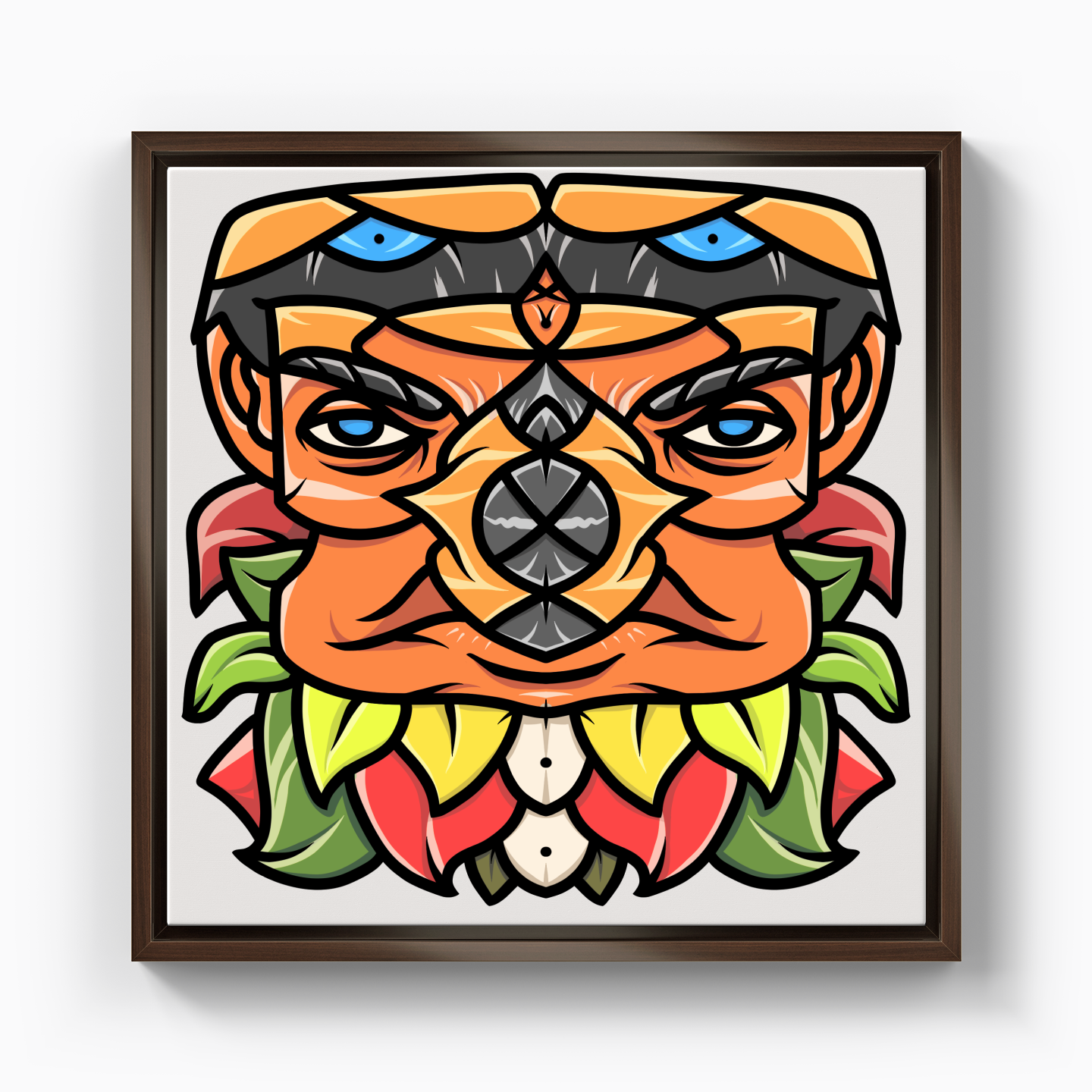 Man in gold - Kanvas Tablo