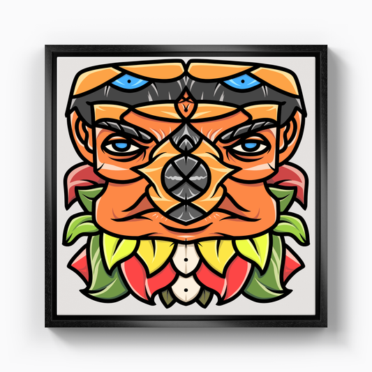 Man in gold - Canvas Print