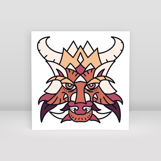 Mystical Leo - Art Print