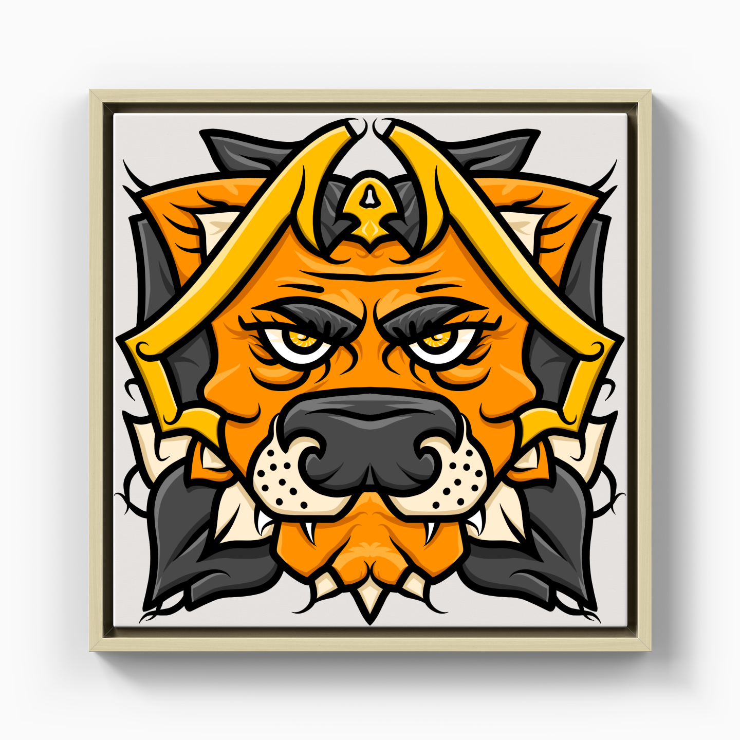 King lion - Kanvas Tablo