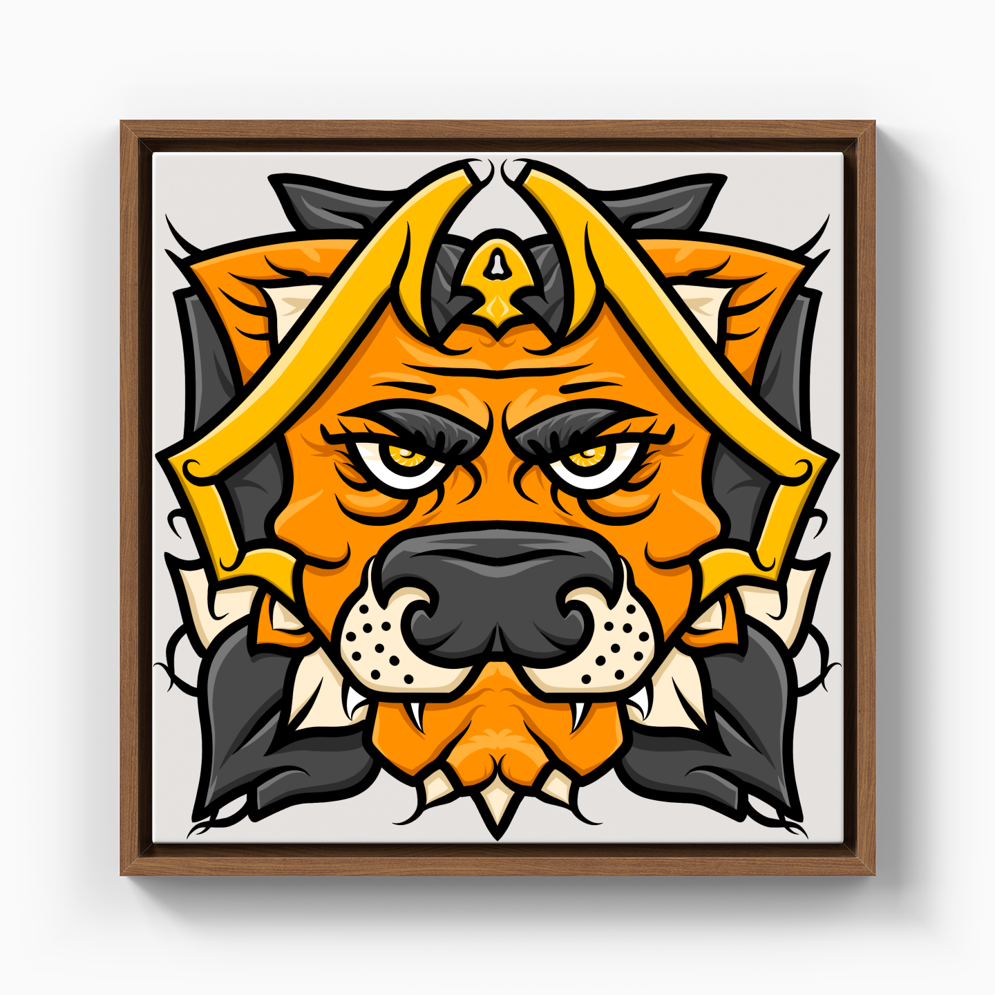 King lion - Kanvas Tablo