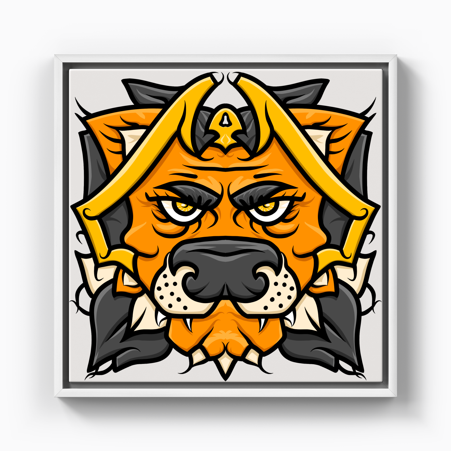 King lion - Kanvas Tablo