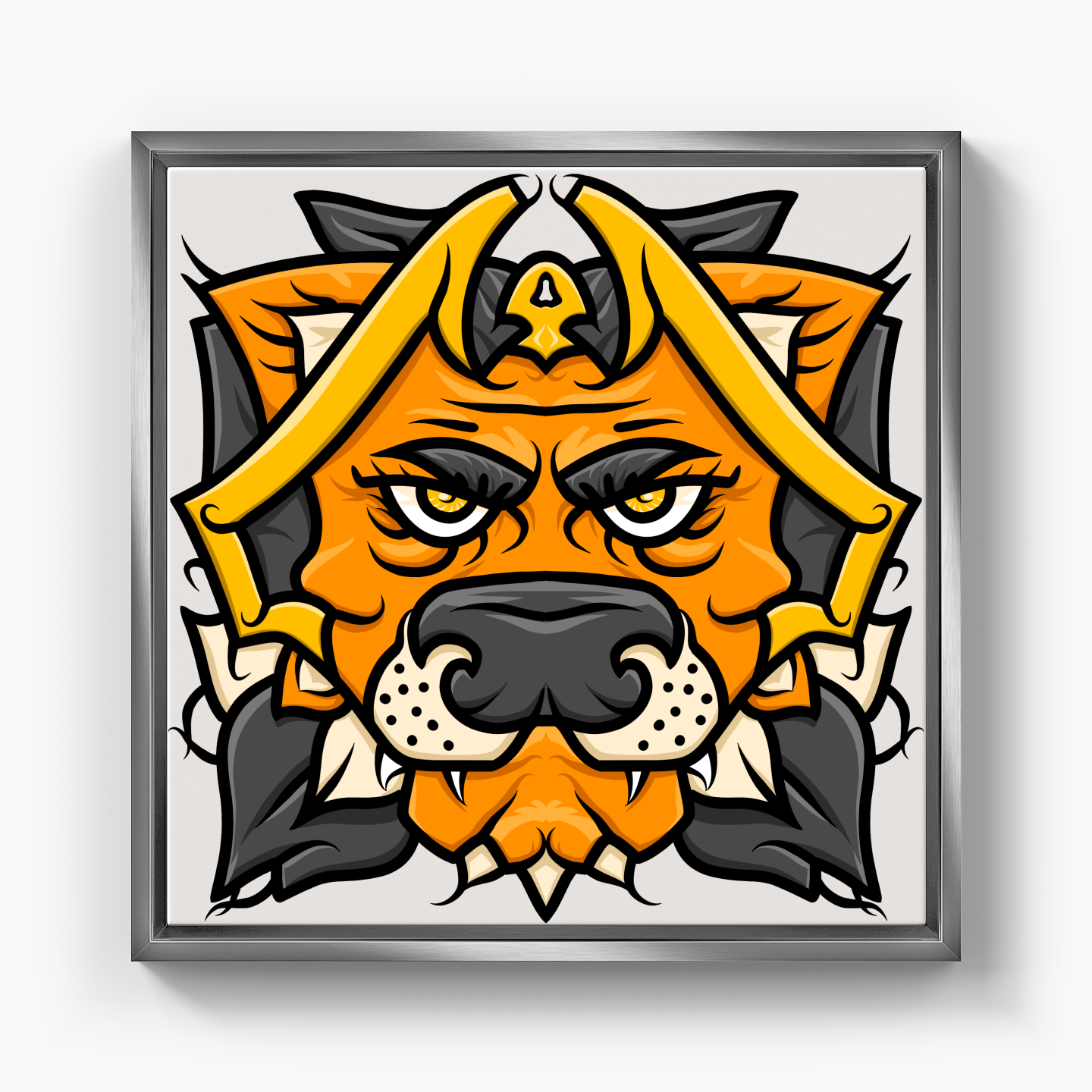 King lion - Kanvas Tablo