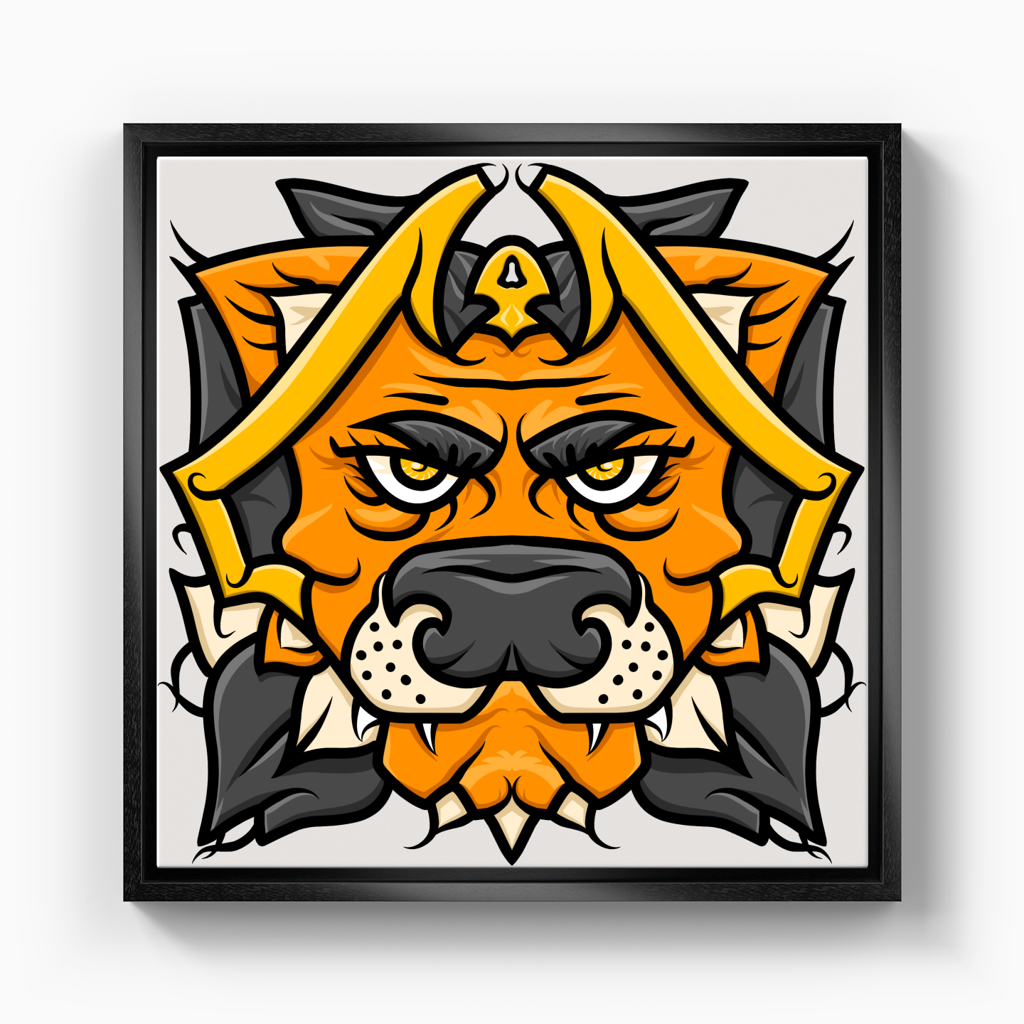 King lion - Kanvas Tablo