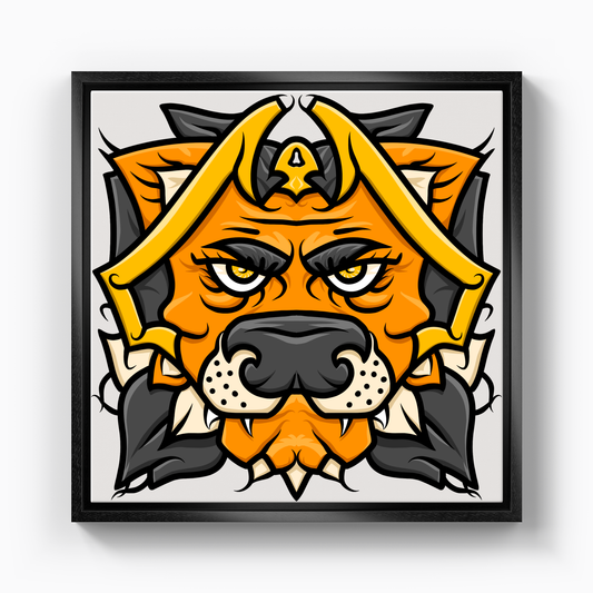 King lion - Canvas Print