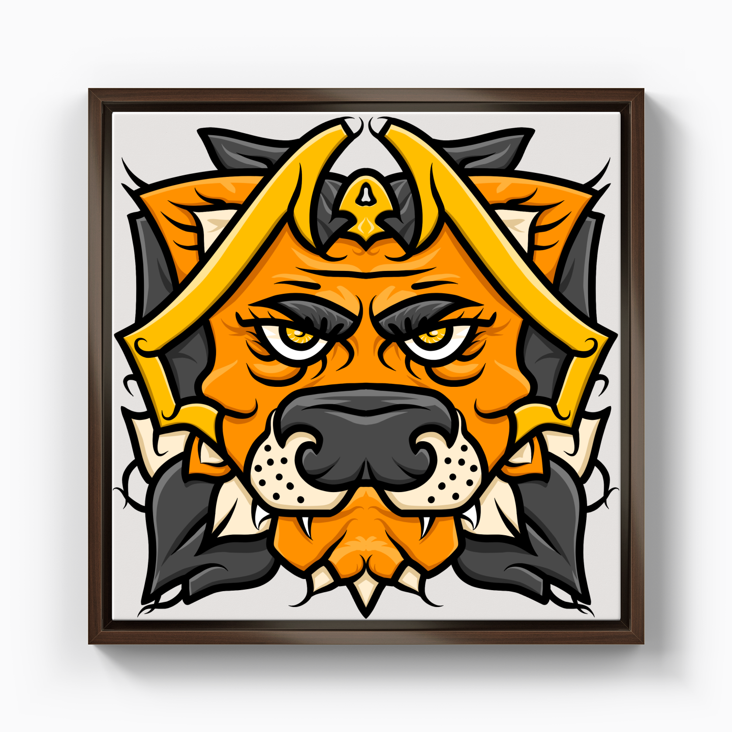 King lion - Kanvas Tablo