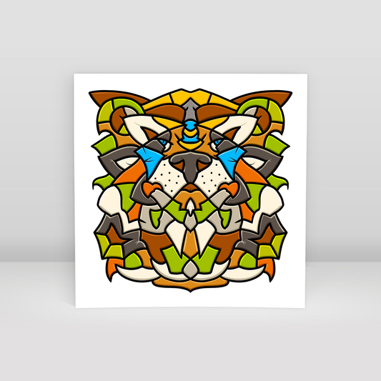 Büyük kedi - Art Print