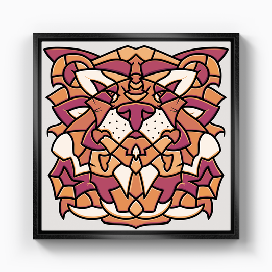 Büyük kedi - Kanvas Tablo