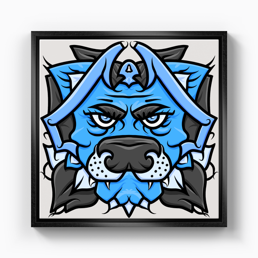 Mavi Aslan - Kanvas Tablo